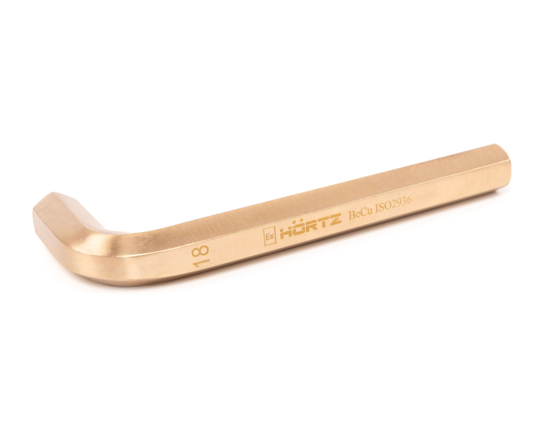 Ключ шестигранный 18 искробезопасный сплав BeCu 166-18, HORTZ