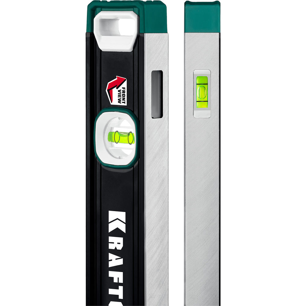 Сверхпрочный магнитный уровень A-RATE CONTROL, 2000 мм, точность 0.3 мм/м, с зеркальным глазком KRAFTOOL 34988-200