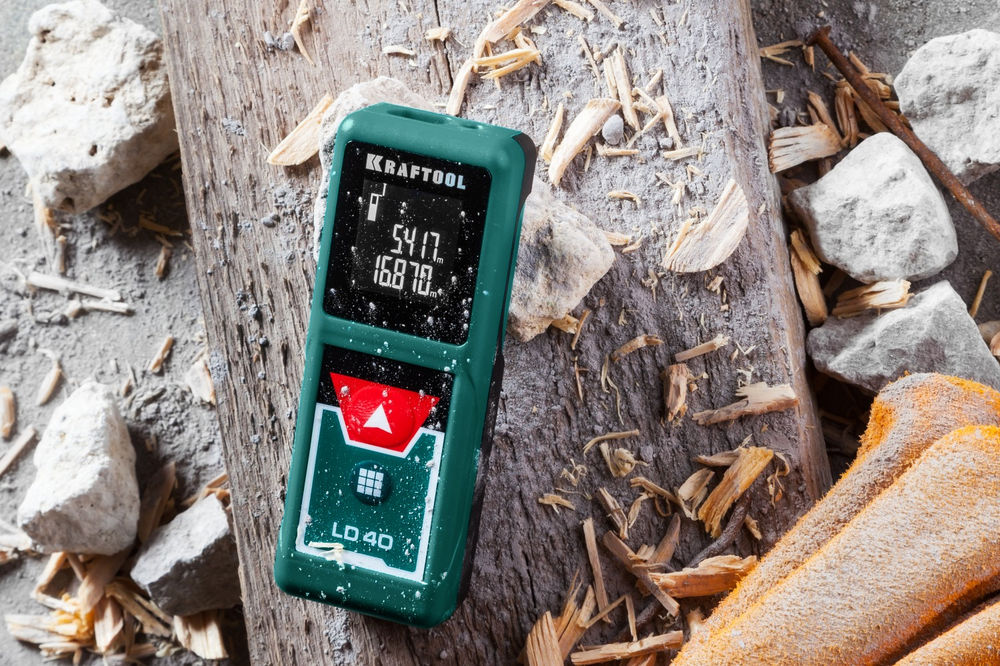 Дальномер лазерный 5 см - 40 м LD-40 KRAFTOOL 34763