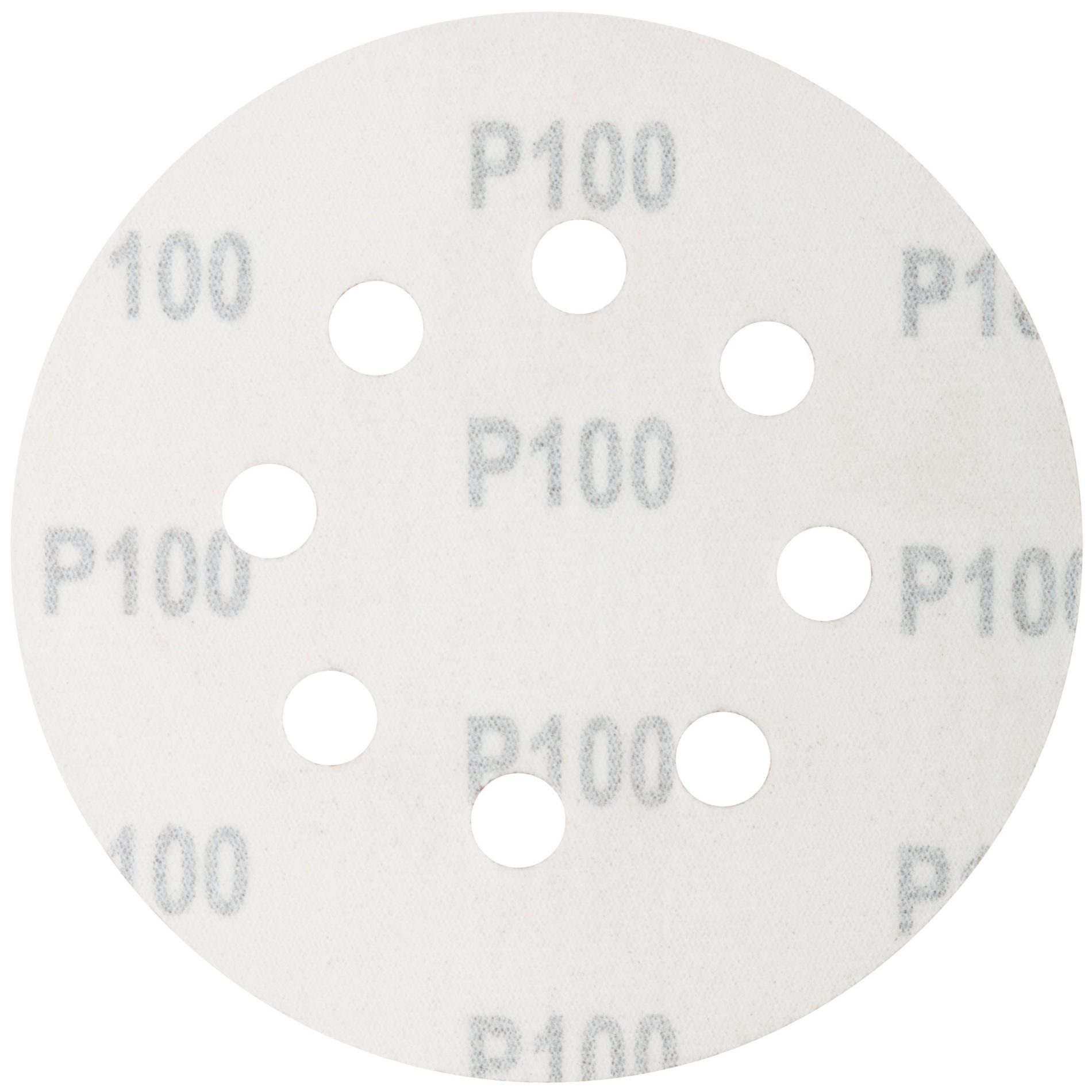 Круги шлифовальные с отверстиями (липучка), алюминий-оксидные, 125 мм, 5 шт. Р 100 (39835М)