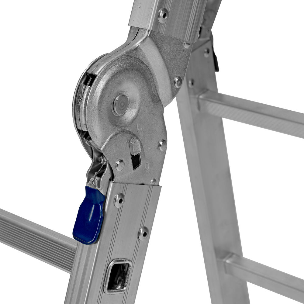 Лестница шарнирная алюминиевая, 4 х 2 ступени, Сибртех (97879)