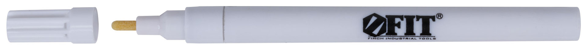 Маркер строительный с жидким красящим составом, белый 138х11 мм (04337)