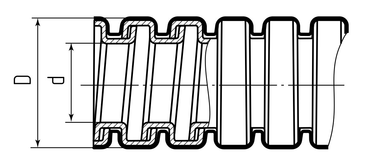 Металлорукав Р3-ЦПнг-LS 38 (Fortisflex) (73252)