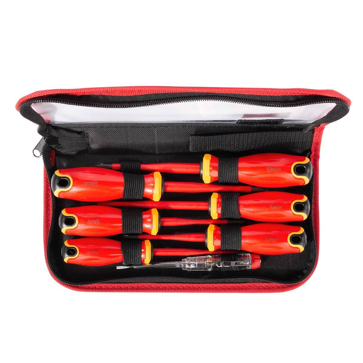 Набор диэлектрических отверток НИО-2207 PZ/FL серия СЛИМ (КВТ)