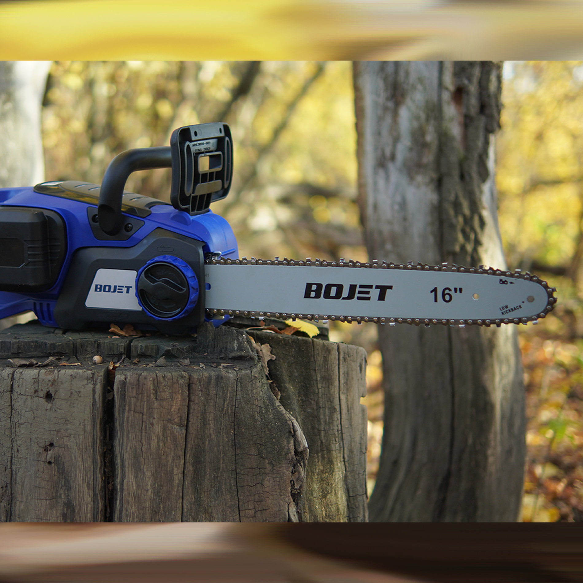 Пила цепная аккумуляторная, 58В, бесщеточный мотор, 40 см (16), 1х5 Ач, ЗУ