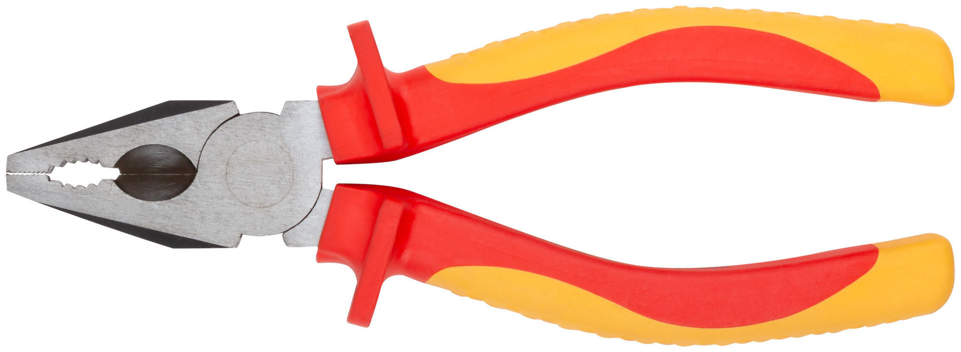 Плоскогубцы комбинированные Электро, CrV сталь, черное полир.покрытие, мягкие изолир.ручки 165 мм (50783)