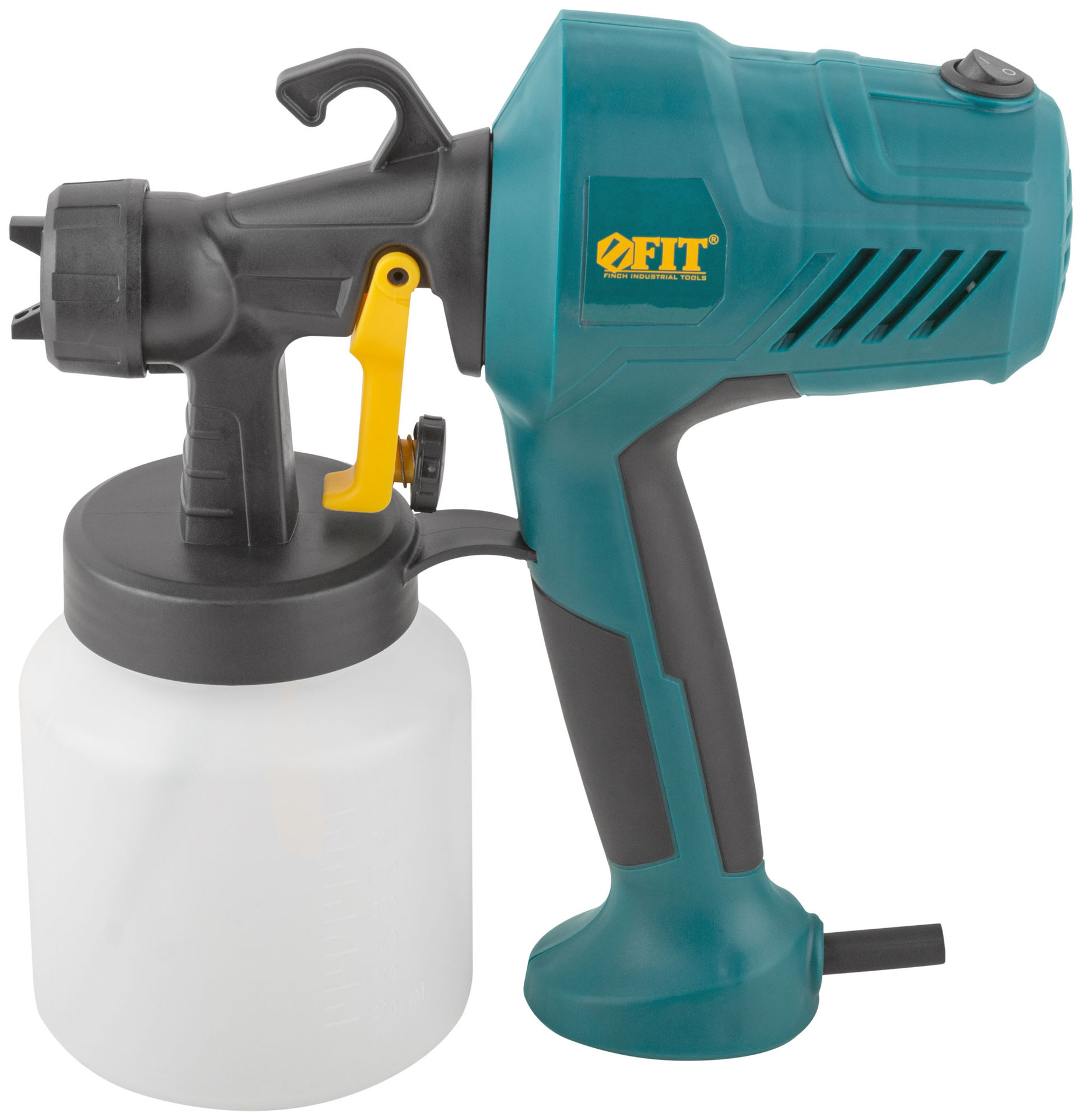 Распылитель электрический 400 Вт; 2,0 мм; 800 мл; 40 din/сек; 650 мл/мин; HVLP; коробка (80989)