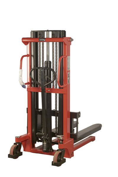 Штабелер гидравлический 1,0 т 2,0 м TOR CTY-EH с раздвижными вилами (1005773)