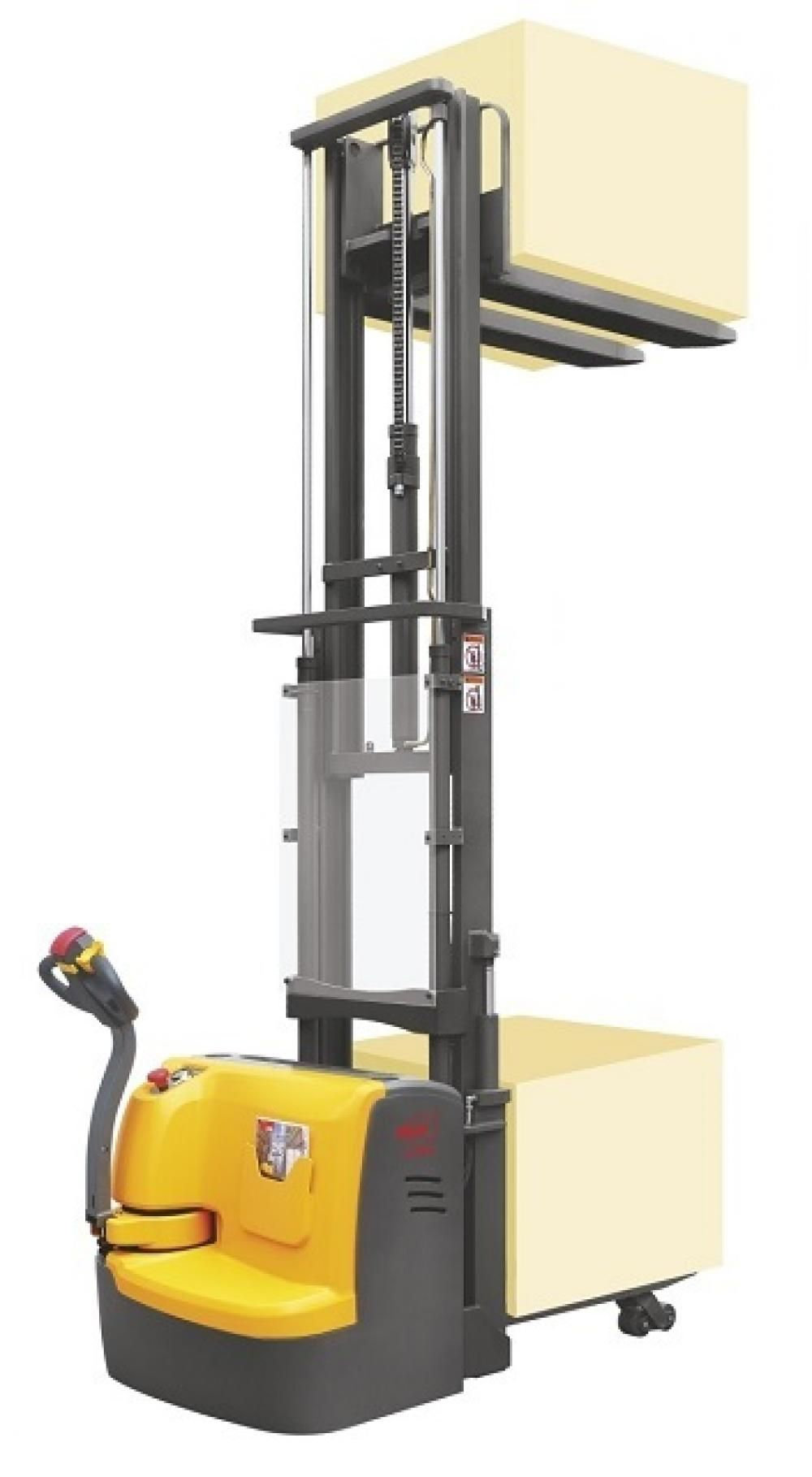 Штабелер самоходный 1,5 т 2,5 м XILIN CDDR15S двухуровневый (сопровождаемый) 24/240 В/Ач (1013699)