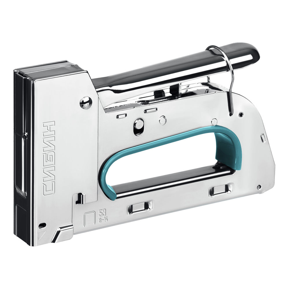 Стальной рессорный степлер тип 53 A/10/JT21 23GA 6 - 14 мм СИБИН УРМ-53 31538