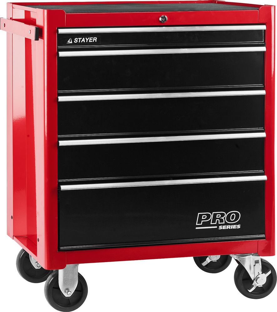 Тележка инструментальная 688 х 458 х 812 мм с 5 ящиками STAYER 38907-5