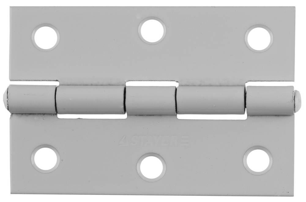 Петля карточная 75 x 50 х 1.6 мм, цвет белая STAYER 37611-75-2