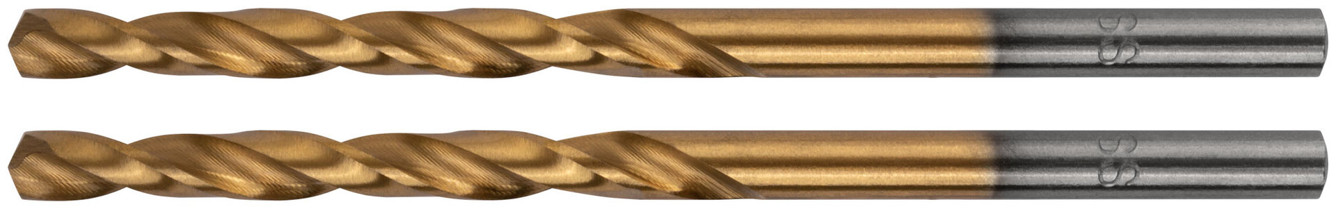 Сверла HSS по металлу, титановое покрытие, в блистере 4,0 мм (2 шт.) (34340)