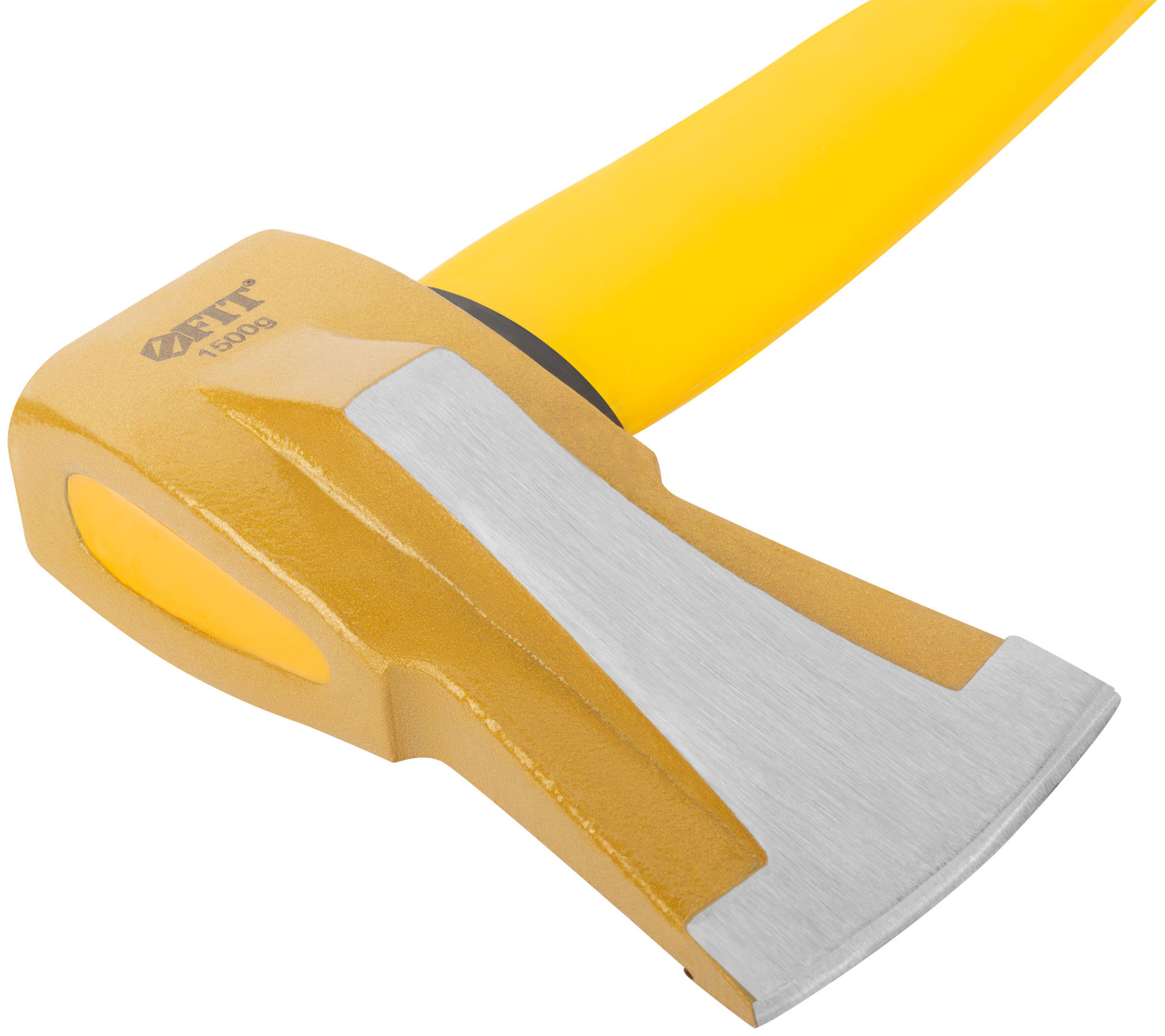 Топор-колун ушастый кованый, фибергласовая ручка 1500 гр.