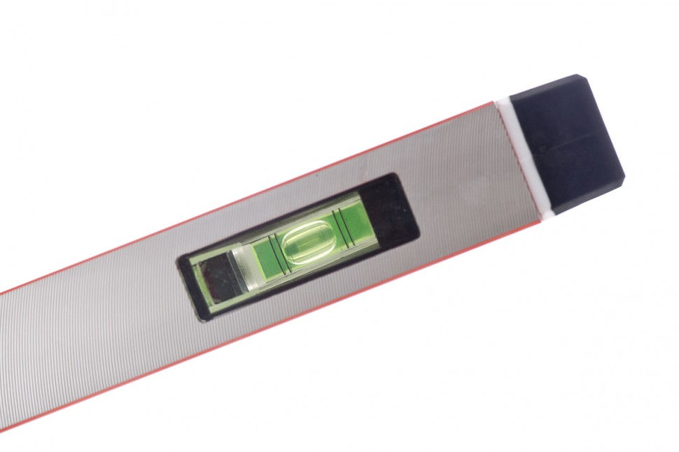 Уровень алюминиевый, магнит, фрезерованный, 3 глазка (1 зеркальный) двухкомпонентные рукоятки, 1200 мм Matrix (34734)