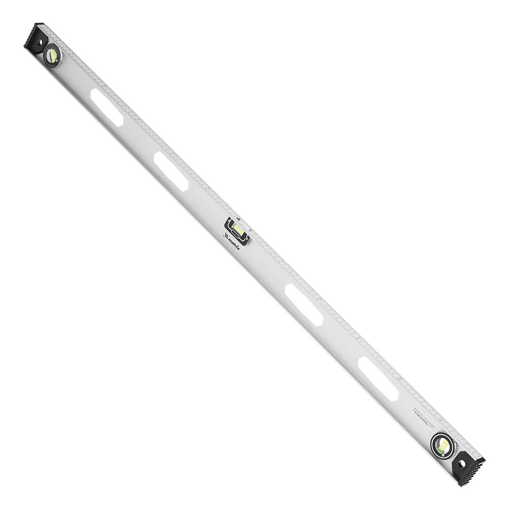 Уровень алюминиевый Рельс, 1200 мм, 3 глазка (1 поворотный) Matrix (34032)