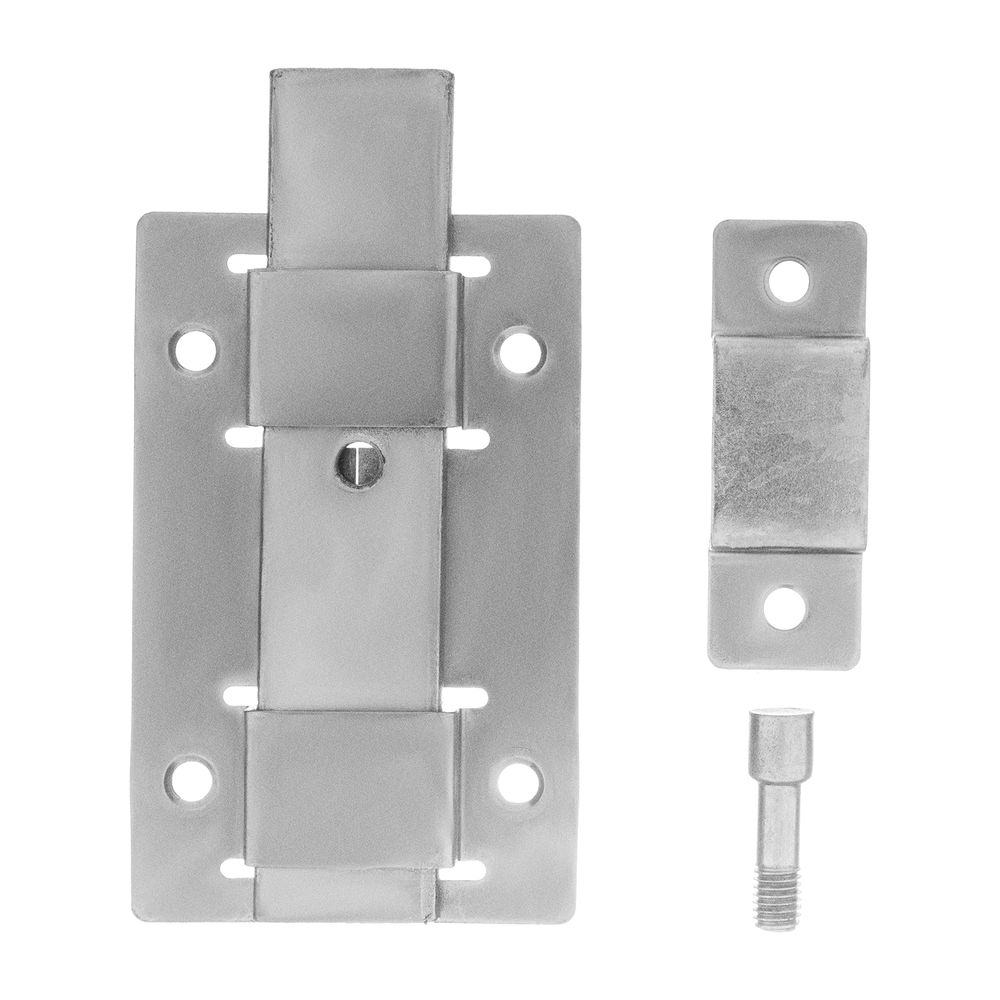 Задвижка дверная ЗД-02, цинк, (Металлист) (91507)