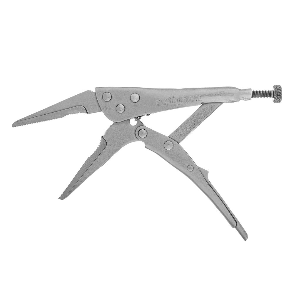 Зажим ручной, удлиненный захват, 170 мм Сибртех (18423)