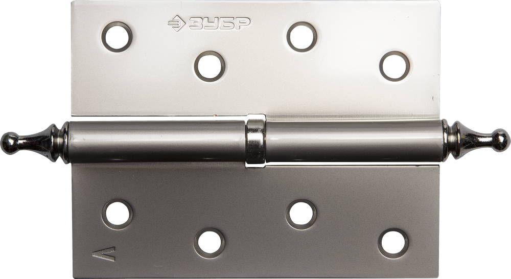 Петля карточная разъёмная левая 100?75?2.5 мм цвет матовый никель PN 2 шт ЗУБР 37605-100-4L