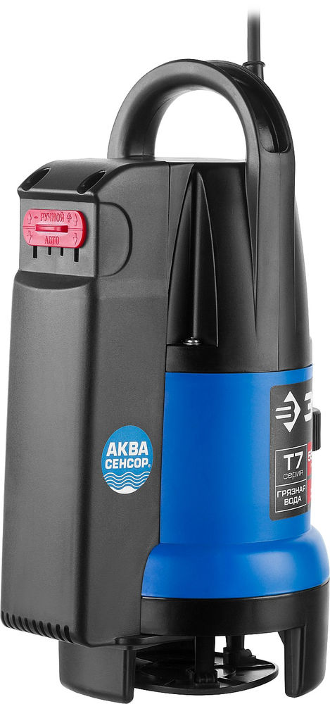 Насос дренажный АкваСенсор 550 Вт, для грязной воды ЗУБР Профессионал НПГ-Т7-550