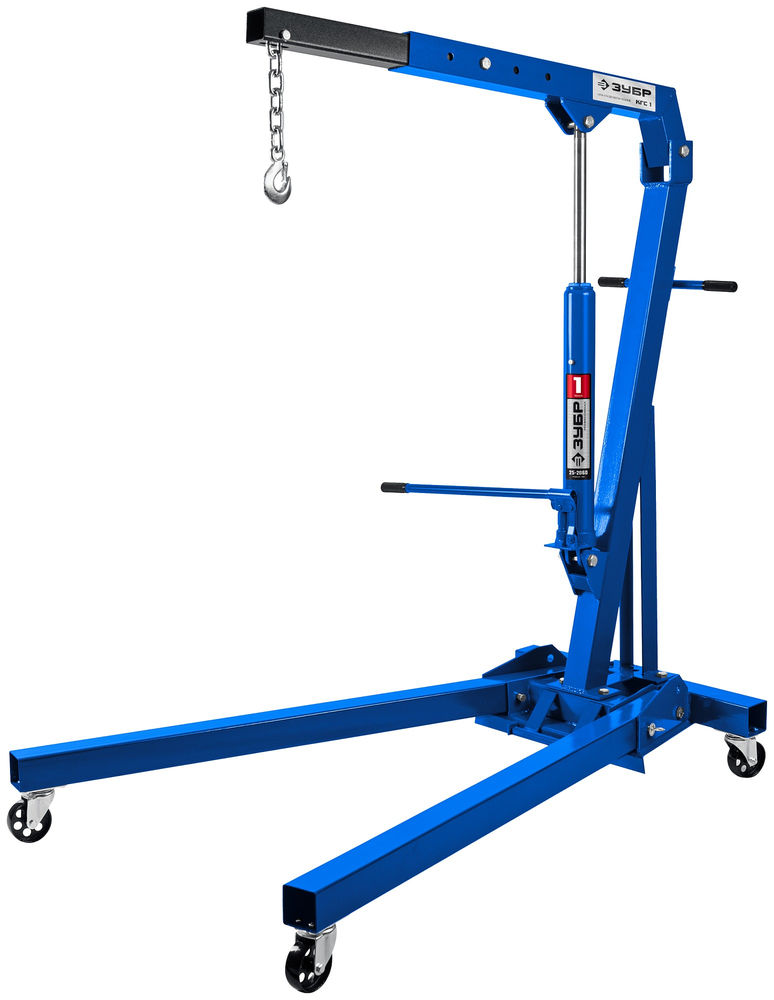 Кран гидравлический складной КГС-1 1 т, 25 - 2060 мм ЗУБР Профессионал 43011-1