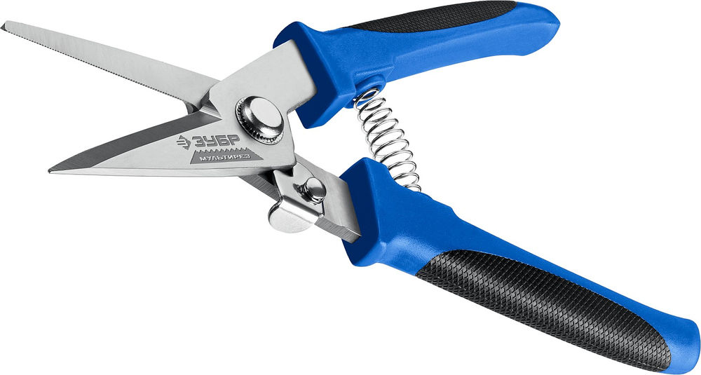 Ножницы технические универсальные МУЛЬТИРЕЗ, 200 мм ЗУБР Профессионал 23215