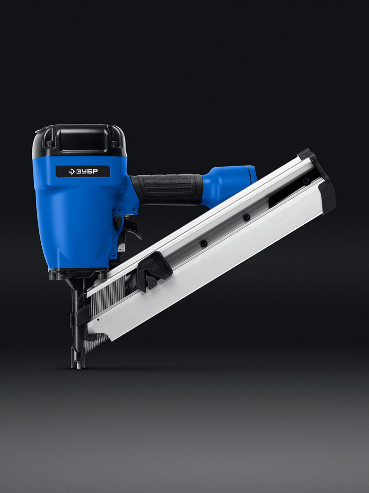 Нейлер пневматический SN34-90A для реечных гвоздей ЗУБР SN34/D34 (50-90 мм) ЗУБР Профессионал 31925