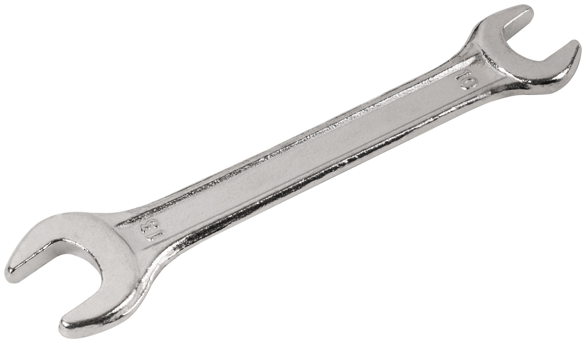 Ключ рожковый, хромированное покрытие 10х13 мм (63505)