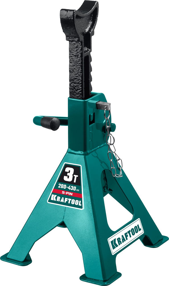 Усиленная страховочная подставка со штифтом S-PIN, 3 т, 280–430 мм KRAFTOOL 43465-3