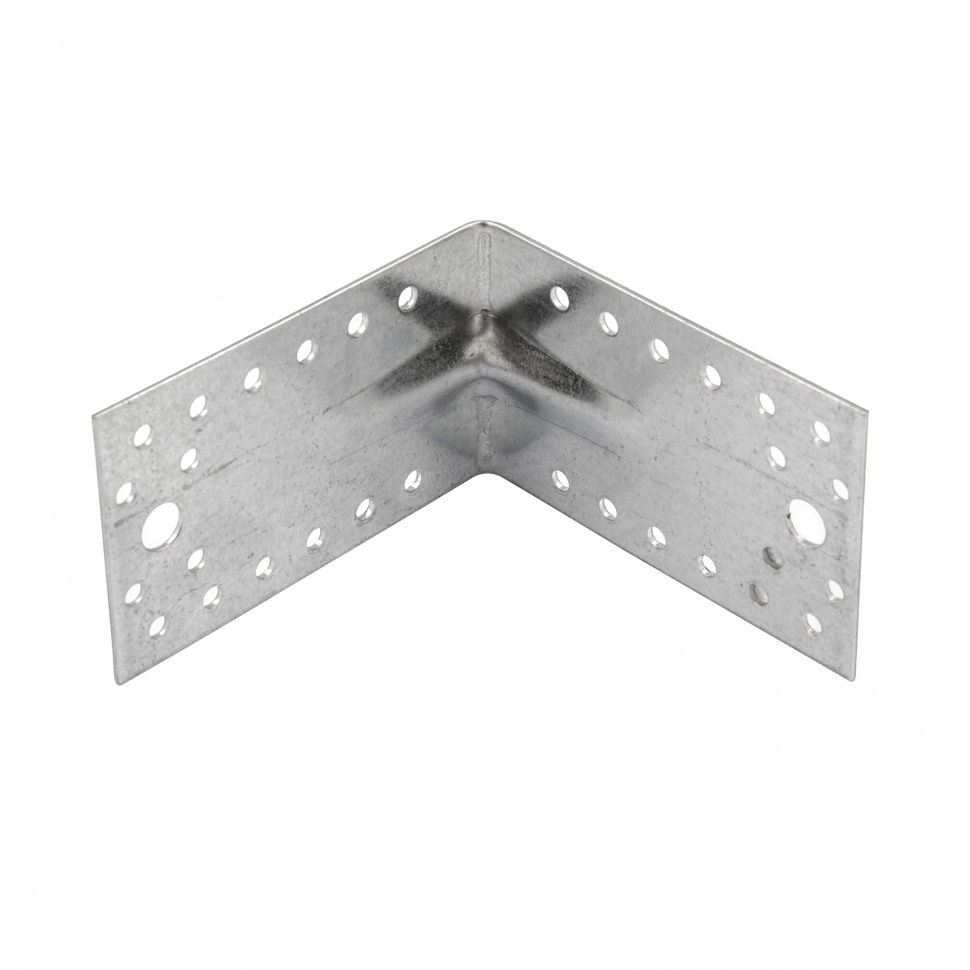 Крепежный уголок усиленный 1.7 мм, KUU 105 x 105 x 65 мм Россия Сибртех (46414)