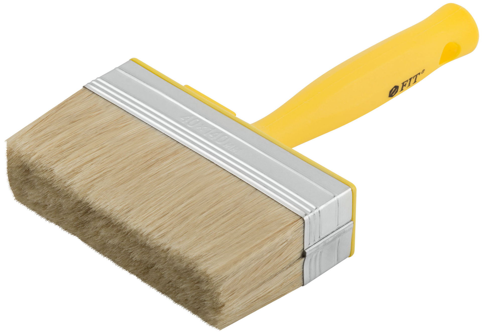 Макловица, натур.светлая щетина, пластиковый корпус, полая ручка, мини 40 х 140 мм (01644)