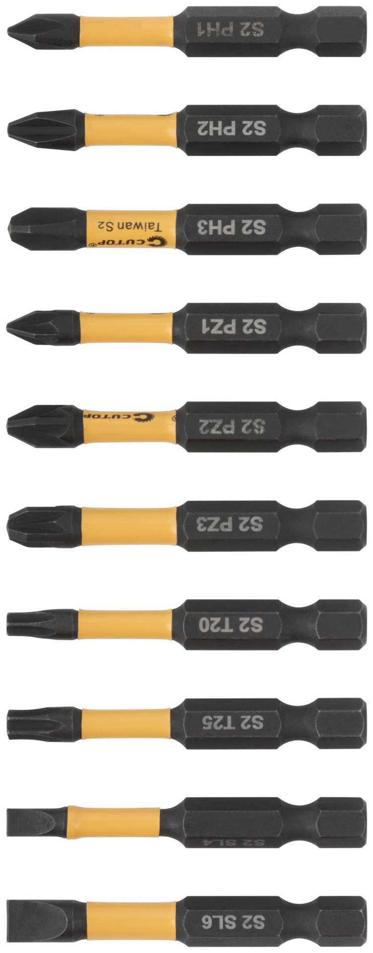 Набор торсионных бит 50мм Подвесной, Cutop profi plus, 10 предметов (83-870)