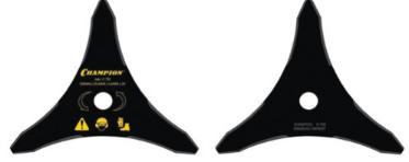 Нож для жесткой травы 3/230/25,4 (тип В) (125R,235R,FS55,80,85,100,120,FR85,350,450) (C5102)