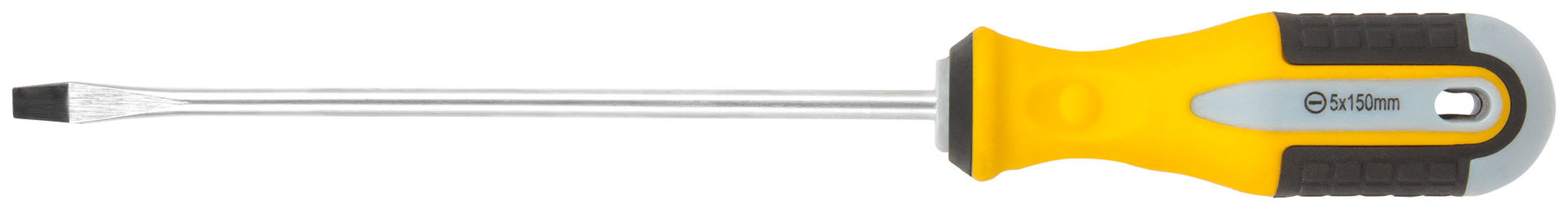 Отвертка Старт, CrV сталь, прорезиненная ручка 5х150 мм SL (55185)