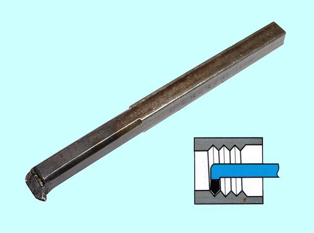 Резец Резьбовой 10х10х140 Т15К6 для внутренней резьбы DIN 283-60 CNIC