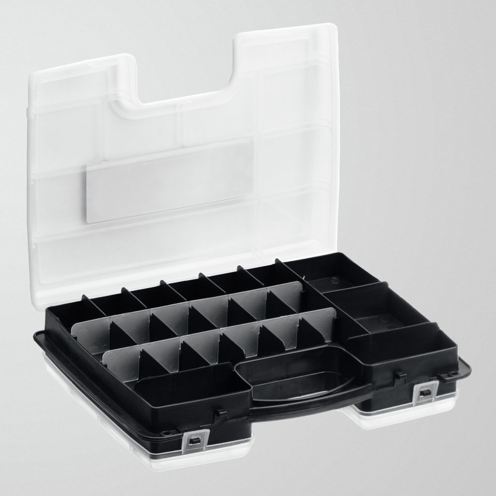 Пластиковый двухсторонний органайзер 295 х 220 х 76 мм СИБИН 38028