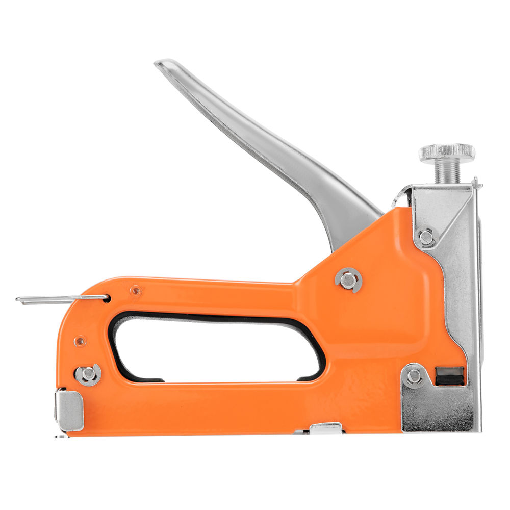 Степлер мебельный регулируемый, со скобами 200 шт, тип скобы 53, 4-14 мм Sparta (42002)