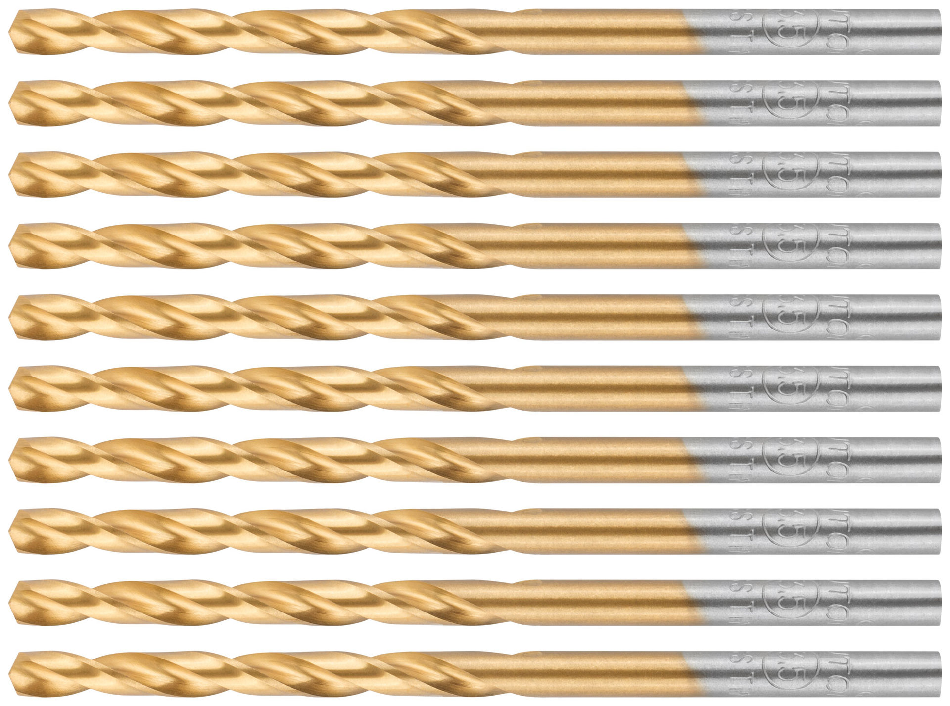 Сверло по металлу Cutop Profi с титановым покрытием, 3,5х70 мм (10 шт) (52-437)