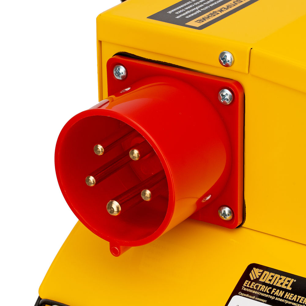 Тепловая пушка SFH-15000, 400 В, 1600 м3/ч, вентилятор 3 режима, 9000/15000 Вт Denzel (96443)