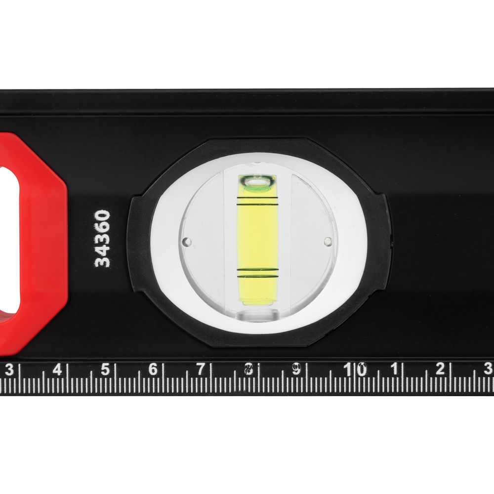 Уровень алюминиевый, усиленный, фрезерованный, 3 глазка, 400 мм Matrix (34360)