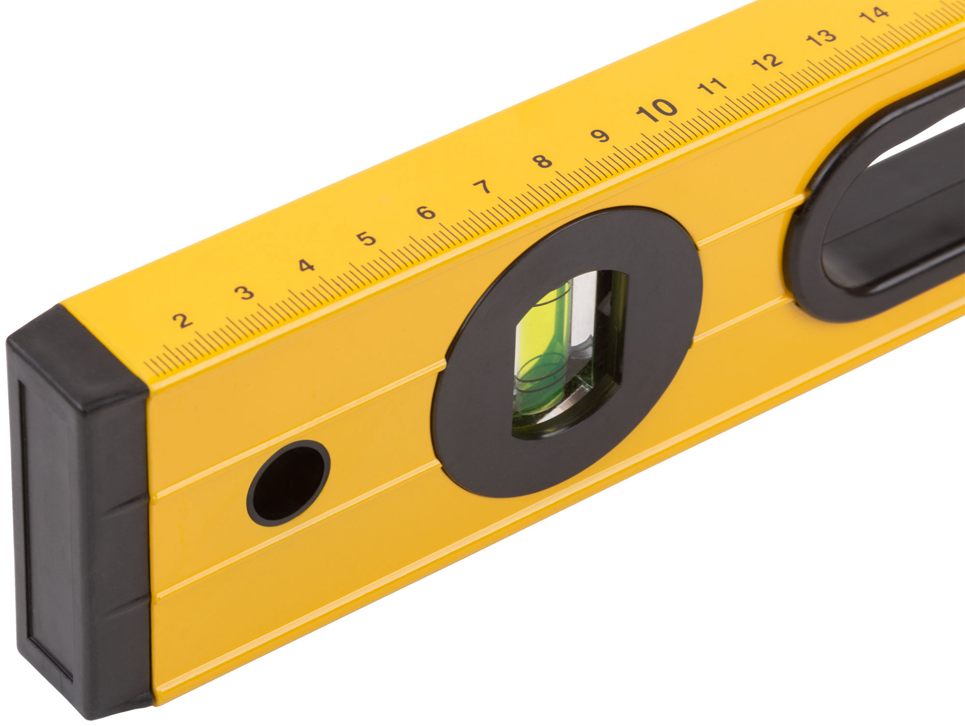 Уровень Янтарь, 3 глазка, ручки, усиленный корпус, фрезер. рабочая грань, шкала 600 мм (18162)