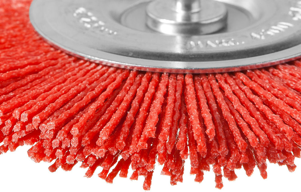 Щетка дисковая для дрели 100 мм, нейлоновая проволока ЗУБР Профессионал 35161-100_z02