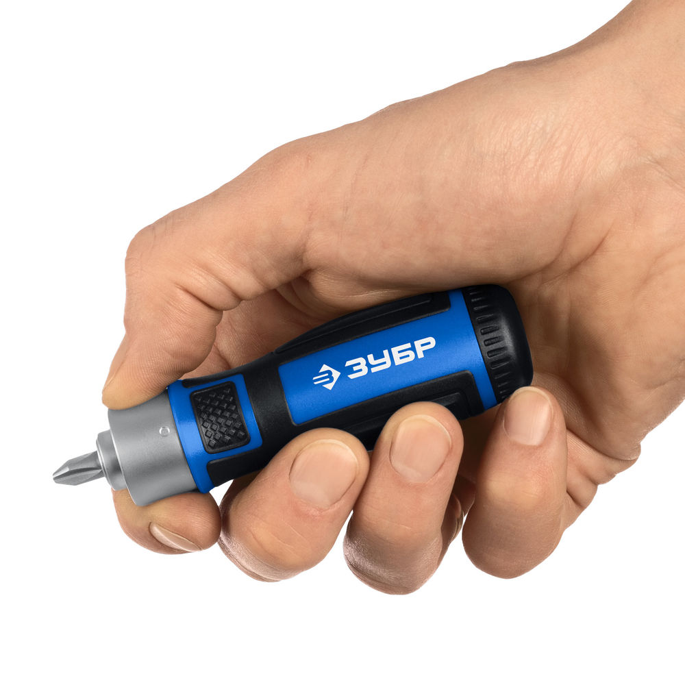 Отвертка реверсивная с насадками 6 предм. ЗУБР 25171