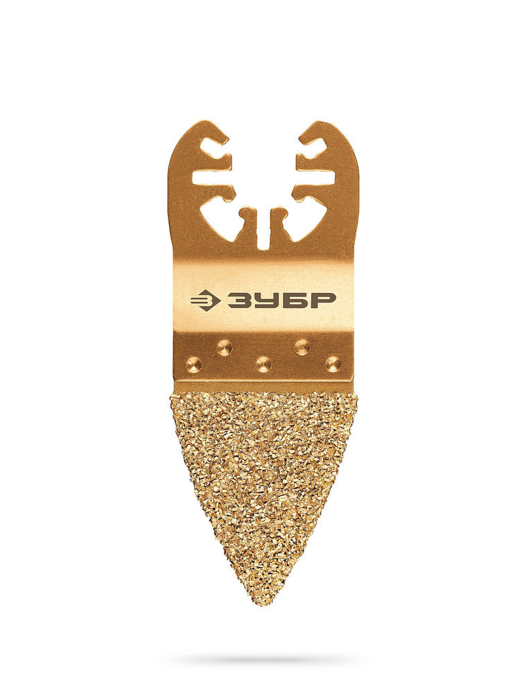 Полотно дельтовидное CARBIDE ВК8 Р40 35 x 40 мм с твердосплавной крошкой: краска, клей, ламинат, стекло/углепластик ЗУБР UniLock 15556