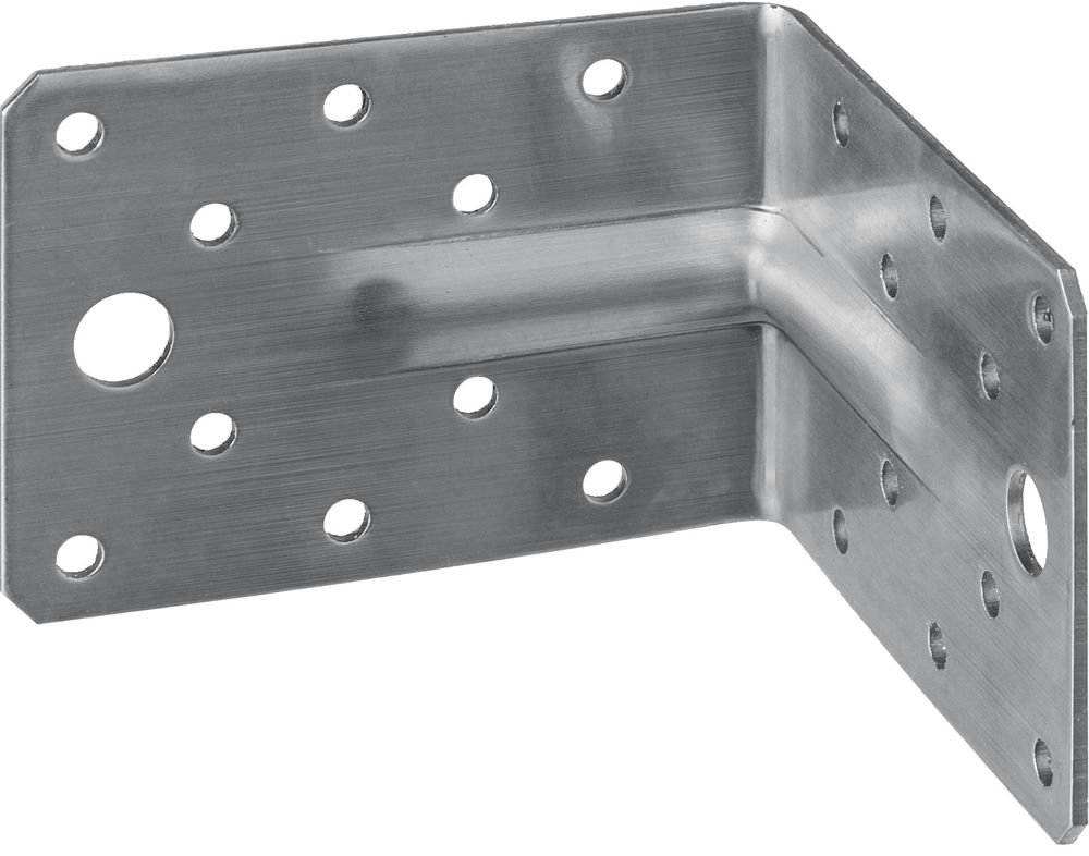 Крепежный уголок усиленный нержавеющий УНКУ-2.0 65 x 90 x 90 x 2 мм ЗУБР Профессионал 310516-65