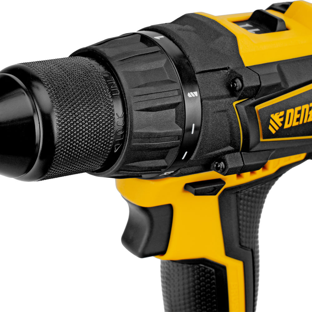 Дрель-шуруповерт аккумуляторная, бесщет. BLDL-IB-18-0, Li-Ion, 18 В Denzel (26122)