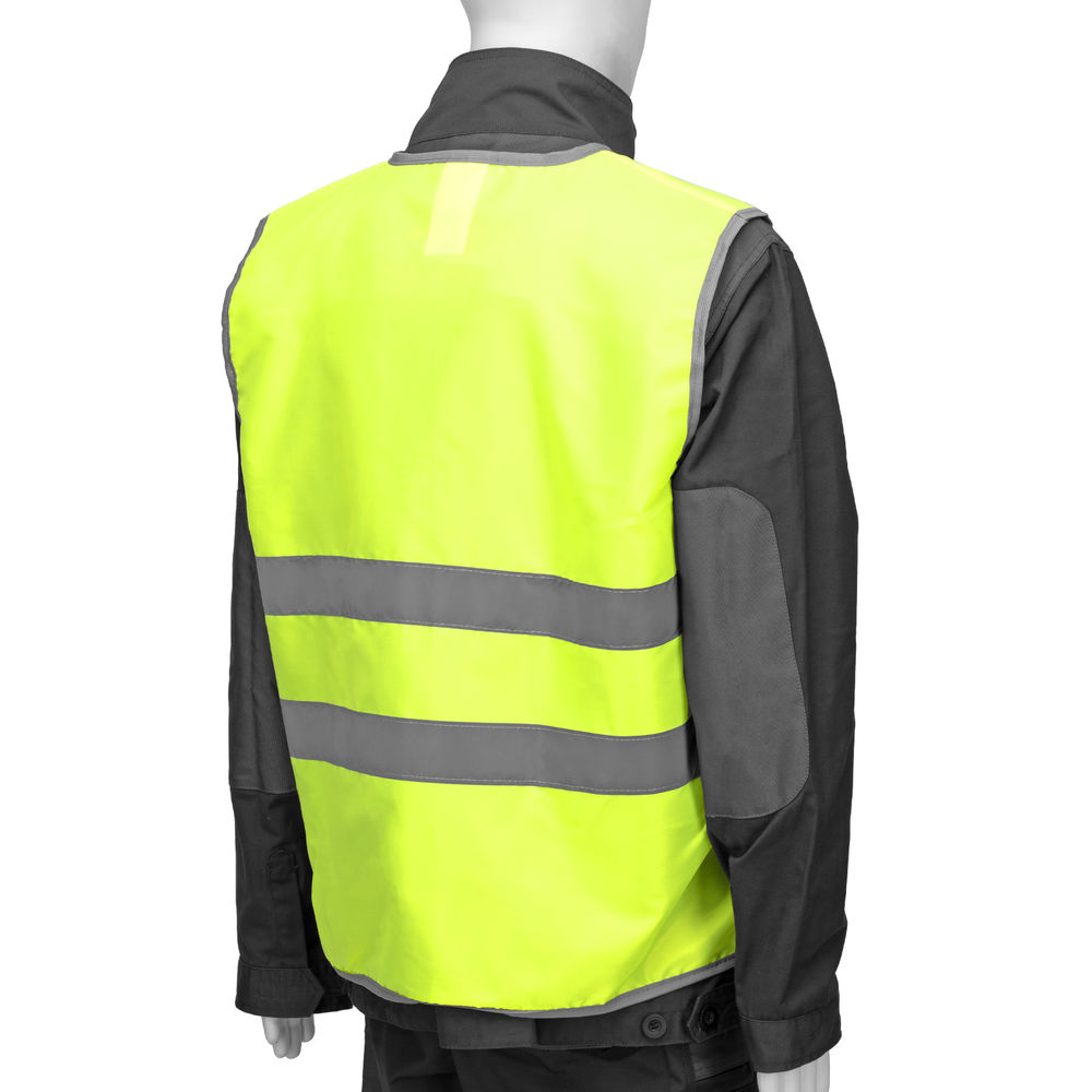 Жилет сигнальный, желтый, размер XL Сибртех (89515)