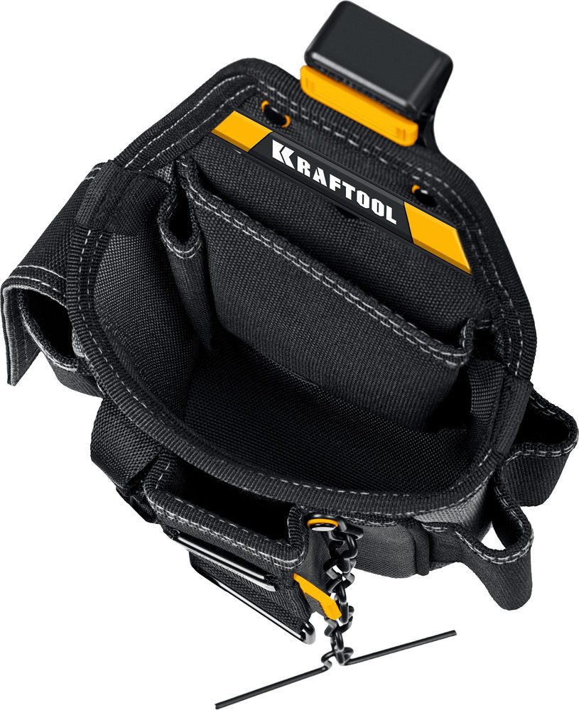 Сумка поясная 280 х 200 мм с быстросъёмным креплением FastClip KP-13E KRAFTOOL 38772