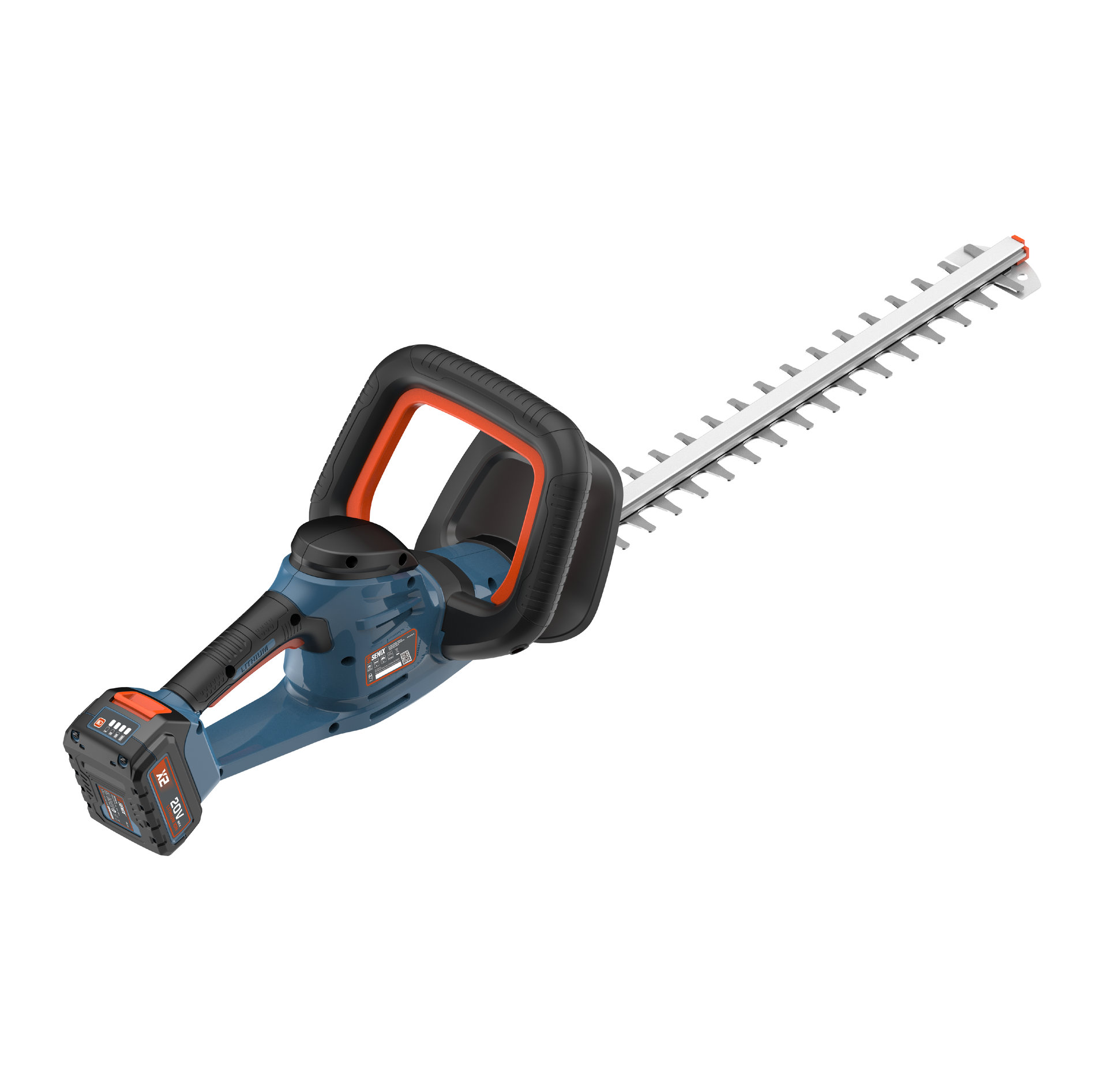 Кусторез аккумуляторный, серия X2, 20В, 55 см., 1 АКБ и ЗУ