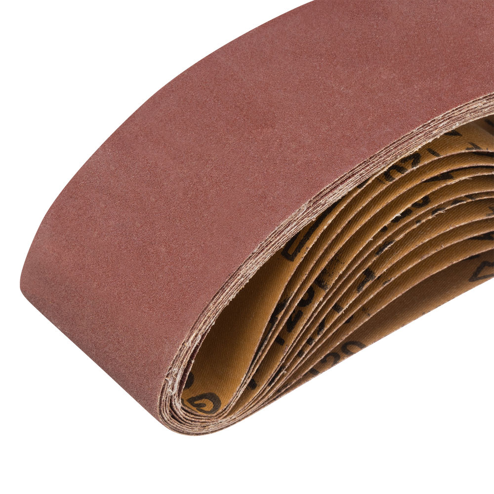 Лента абразивная бесконечная, P 120, 75 х 457 мм, 10 шт Matrix (74219)